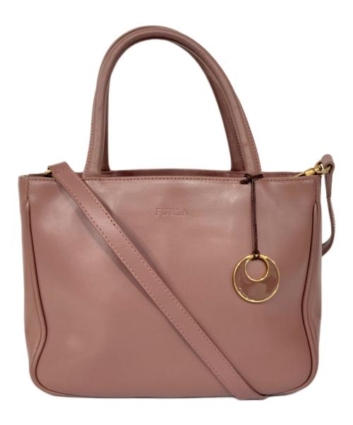 FURLA（フルラ）FURLA (フルラ) 2WAYハンドバッグ ピンクの古着・服飾アイテム