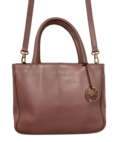 FURLA（フルラ）FURLA (フルラ) 2WAYハンドバッグ ピンクの古着・服飾アイテム