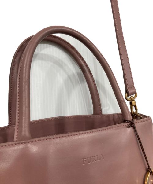 FURLA（フルラ）FURLA (フルラ) 2WAYハンドバッグ ピンクの古着・服飾アイテム