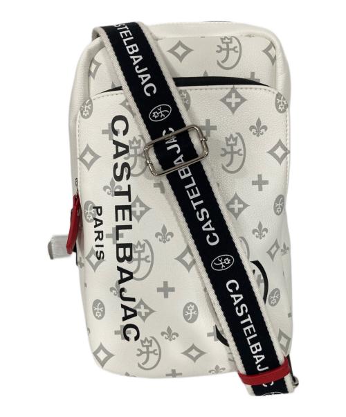 CASTELBAJAC（カステルバジャック）CASTELBAJAC (カステルバジャック) ボディバッグ ホワイトの古着・服飾アイテム