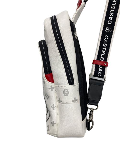 CASTELBAJAC（カステルバジャック）CASTELBAJAC (カステルバジャック) ボディバッグ ホワイトの古着・服飾アイテム