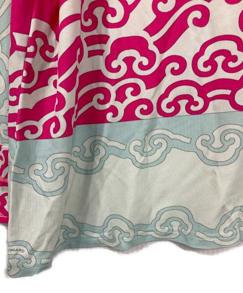 LEONARD FASHION（レオナールファッション）LEONARD FASHION (レオナールファッション) プリントカットソー ブルー サイズ:42の古着・服飾アイテム