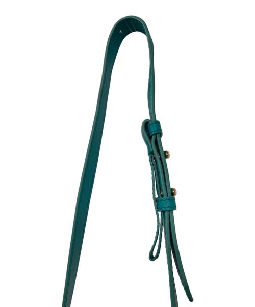 MaxMara（マックスマーラ）MaxMara (マックスマーラ) テディショルダーバッグ ターコイズの古着・服飾アイテム