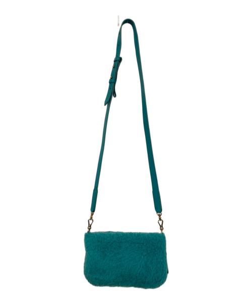 MaxMara（マックスマーラ）MaxMara (マックスマーラ) テディショルダーバッグ ターコイズの古着・服飾アイテム