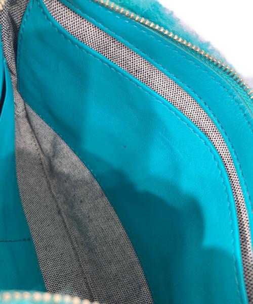 MaxMara（マックスマーラ）MaxMara (マックスマーラ) テディショルダーバッグ ターコイズの古着・服飾アイテム