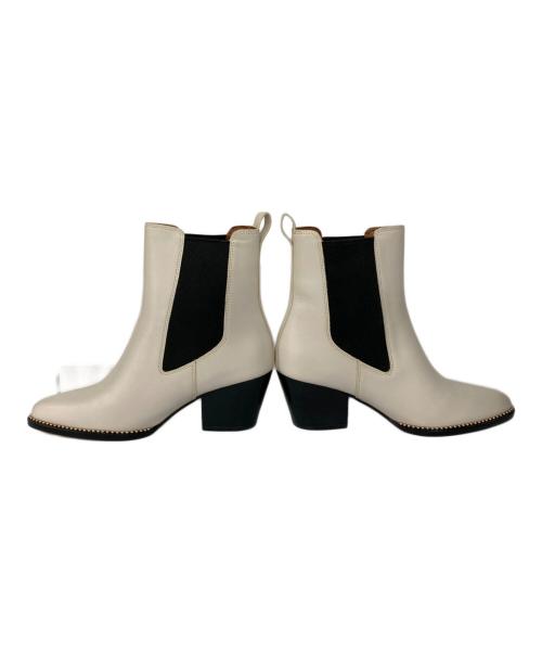 COACH（コーチ）COACH (コーチ) ピアス ブーティ ホワイト サイズ:US 8の古着・服飾アイテム