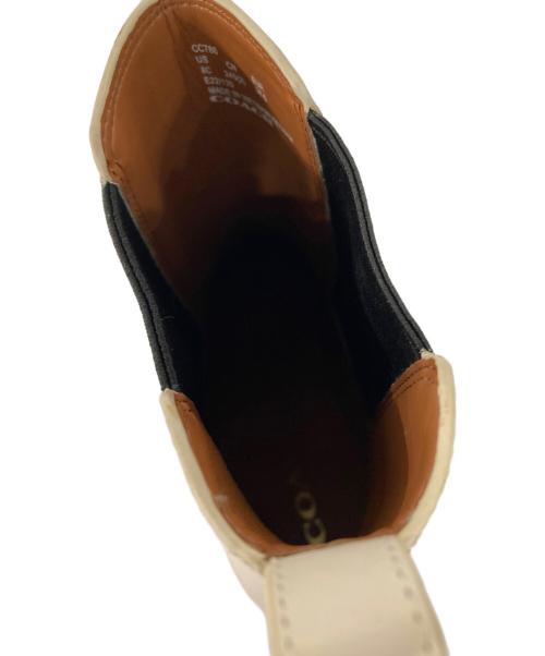 COACH（コーチ）COACH (コーチ) ピアス ブーティ ホワイト サイズ:US 8の古着・服飾アイテム