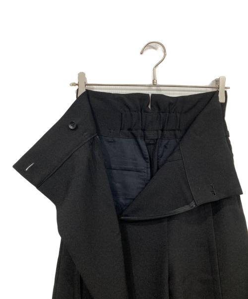 UNITED TOKYO（ユナイテッドトーキョー）UNITED TOKYO (ユナイテッドトーキョー) HAKAMAラップワイドパンツ ブラック サイズ:2の古着・服飾アイテム