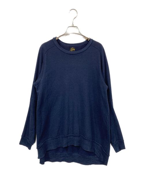 Needles（ニードルズ）Needles (ニードルズ) ラグランコットンスウェット ネイビー サイズ:Sの古着・服飾アイテム