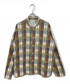 South2 West8サウスツー ウエストエイト）の古着「スタンドカラーシャツ」｜ベージュ