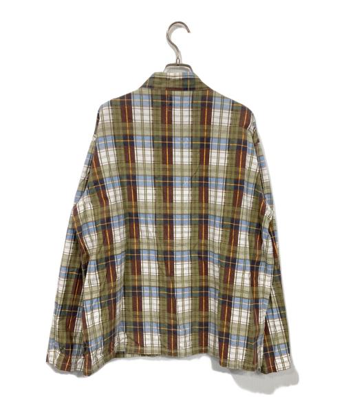 South2 West8（サウスツー ウエストエイト）South2 West8 (サウスツー ウエストエイト) スタンドカラーシャツ ベージュ サイズ:Mの古着・服飾アイテム