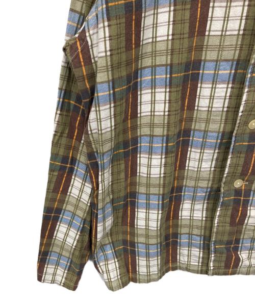 South2 West8（サウスツー ウエストエイト）South2 West8 (サウスツー ウエストエイト) スタンドカラーシャツ ベージュ サイズ:Mの古着・服飾アイテム