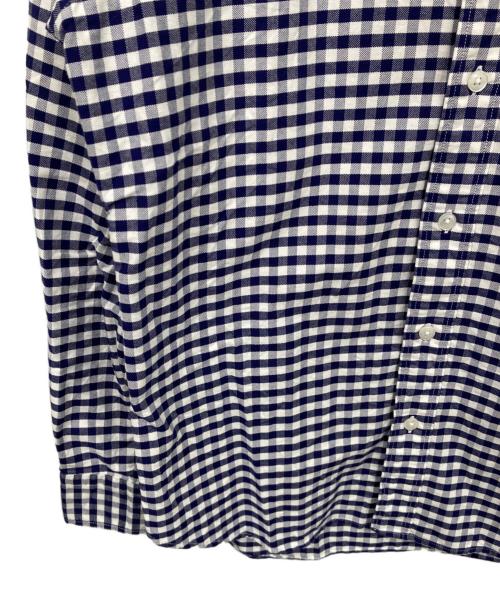 MACKINTOSH LONDON（マッキントッシュ ロンドン）MACKINTOSH LONDON (マッキントッシュ ロンドン) オックスフォードギンガムチェックシャツ ネイビー×ホワイト サイズ:Mの古着・服飾アイテム