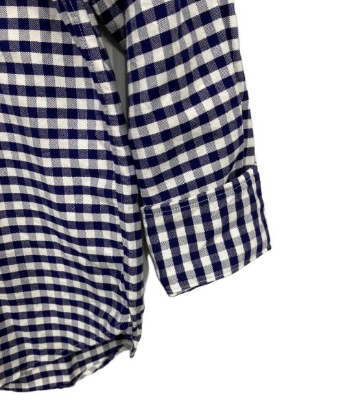 MACKINTOSH LONDON（マッキントッシュ ロンドン）MACKINTOSH LONDON (マッキントッシュ ロンドン) オックスフォードギンガムチェックシャツ ネイビー×ホワイト サイズ:Mの古着・服飾アイテム