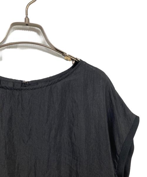 NOLLEY'S（ノーリーズ）NOLLEY'S (ノーリーズ) シアーヴィンテージTブラウス ブラック サイズ:38 未使用品の古着・服飾アイテム
