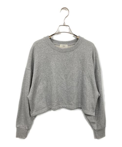 IENA（イエナ）IENA (イエナ) ラメ ワイド スウェットプルオーバー グレー サイズ:表記無しの古着・服飾アイテム