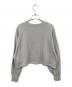 IENA (イエナ) ラメ ワイド スウェットプルオーバー グレー サイズ:表記無し：4000円