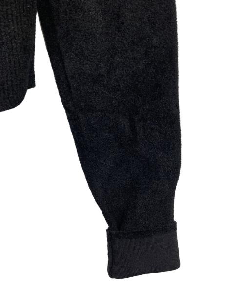 Sandro（サンドロ）Sandro (サンドロ) ニットクロップドトップス ブラック サイズ:表記無しの古着・服飾アイテム