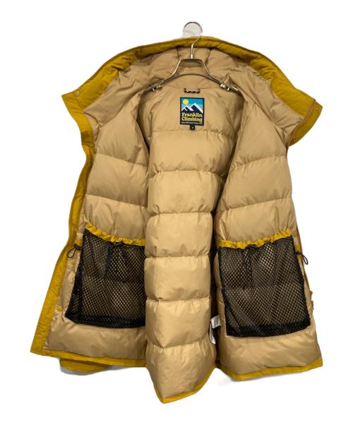 franklin climbing（フランクリンクライミング）franklin climbing (フランクリンクライミング) ダウンジャケット イエロー サイズ:8の古着・服飾アイテム