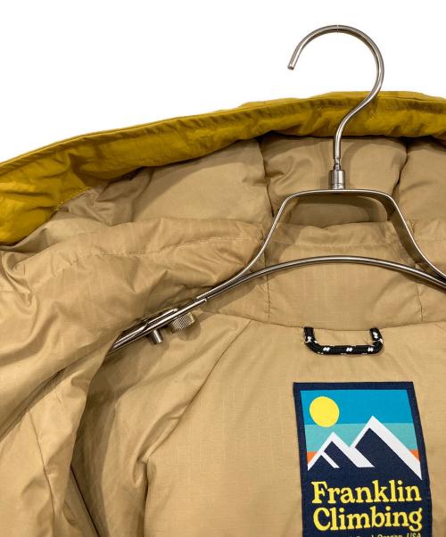 franklin climbing（フランクリンクライミング）franklin climbing (フランクリンクライミング) ダウンジャケット イエロー サイズ:8の古着・服飾アイテム