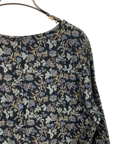 BEARDSLEY（ビアズリー）BEARDSLEY (ビアズリー) サラサプリントワンピース ブラック サイズ:Fの古着・服飾アイテム