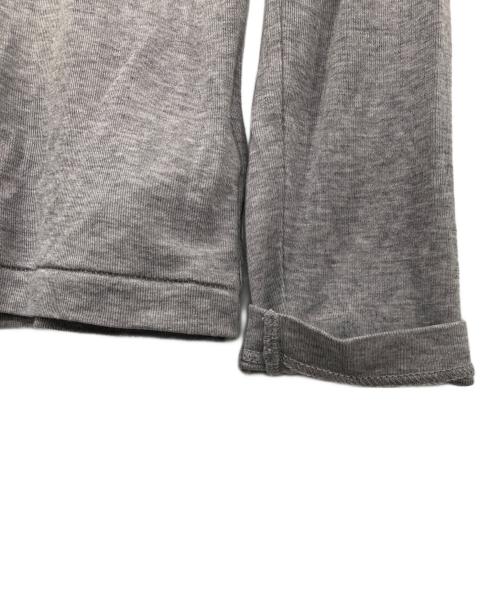 JOURNAL STANDARD（ジャーナルスタンダード）JOURNAL STANDARD (ジャーナルスタンダード) ウールMIX シアークルーネックカーディガン グレー サイズ:表記無しの古着・服飾アイテム