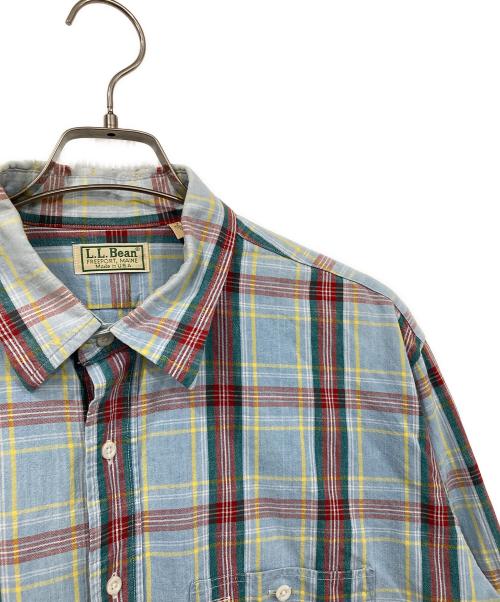 L.L.Bean（エルエルビーン）L.L.Bean (エルエルビーン) チェックシャツ ブルー サイズ:XLの古着・服飾アイテム