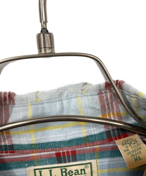 L.L.Bean（エルエルビーン）L.L.Bean (エルエルビーン) チェックシャツ ブルー サイズ:XLの古着・服飾アイテム