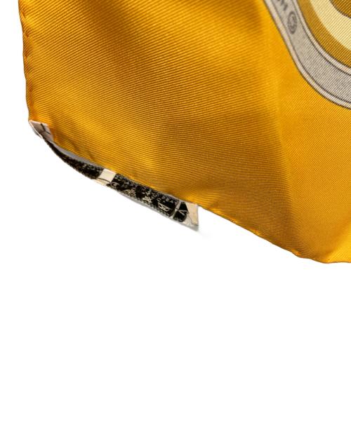 HERMES（エルメス）HERMES (エルメス) カレ90 イエローの古着・服飾アイテム