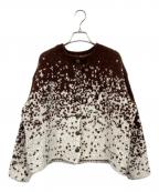 ANDREA&Co.アンドレアアンドコー）の古着「カーディガン」｜ブラウン×ホワイト