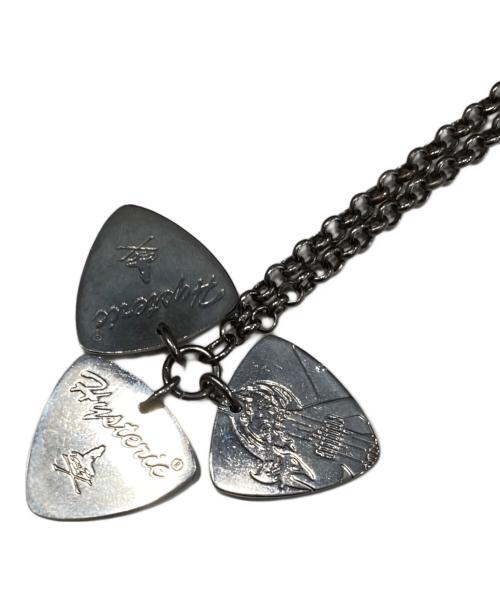 Hysteric Glamour（ヒステリックグラマー）Hysteric Glamour (ヒステリックグラマー) 3連ピックネックレス シルバーの古着・服飾アイテム