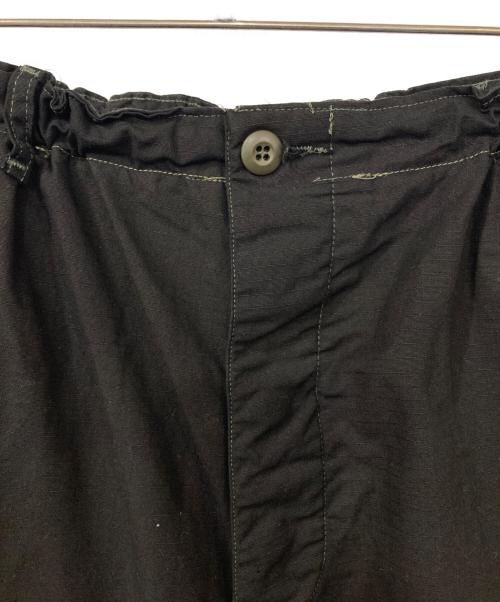 oddment（オッドメント）oddment (オッドメント) ステッチカーゴハーフパンツ ブラック サイズ:XLの古着・服飾アイテム