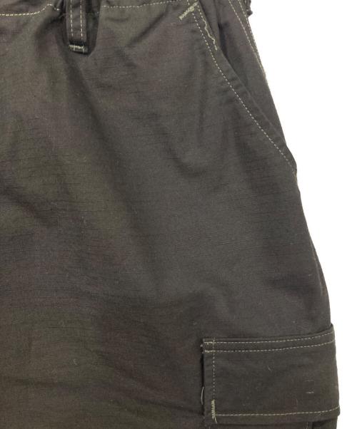 oddment（オッドメント）oddment (オッドメント) ステッチカーゴハーフパンツ ブラック サイズ:XLの古着・服飾アイテム
