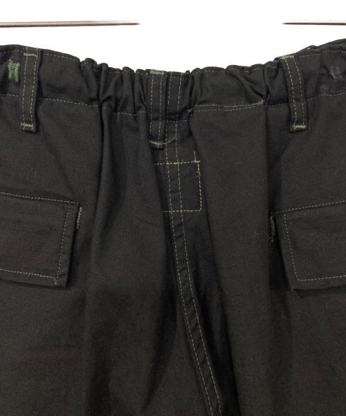 oddment（オッドメント）oddment (オッドメント) ステッチカーゴハーフパンツ ブラック サイズ:XLの古着・服飾アイテム