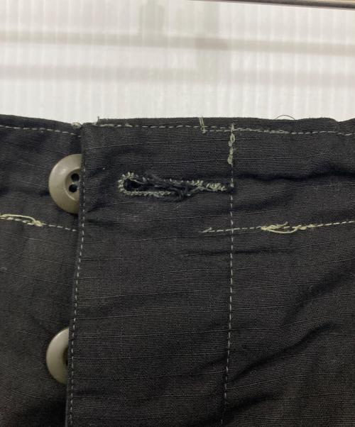 oddment（オッドメント）oddment (オッドメント) ステッチカーゴハーフパンツ ブラック サイズ:XLの古着・服飾アイテム