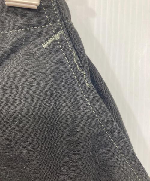 oddment（オッドメント）oddment (オッドメント) ステッチカーゴハーフパンツ ブラック サイズ:XLの古着・服飾アイテム
