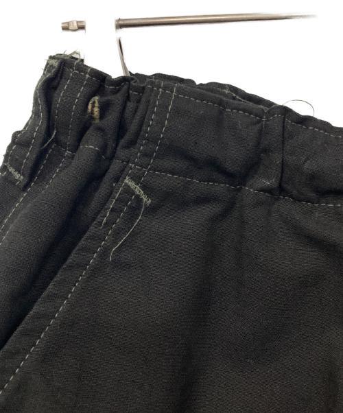 oddment（オッドメント）oddment (オッドメント) ステッチカーゴハーフパンツ ブラック サイズ:XLの古着・服飾アイテム