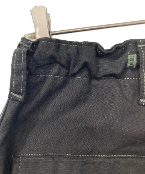 oddment（オッドメント）oddment (オッドメント) ステッチカーゴハーフパンツ ブラック サイズ:XLの古着・服飾アイテム