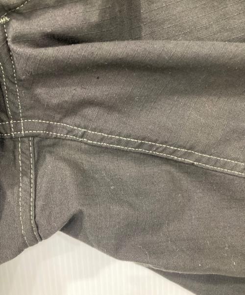 oddment（オッドメント）oddment (オッドメント) ステッチカーゴハーフパンツ ブラック サイズ:XLの古着・服飾アイテム