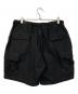 oddment (オッドメント) ステッチカーゴハーフパンツ ブラック サイズ:XL：6000円