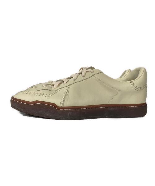 FOOT INDUSTRY（フットインダストリー）FOOT INDUSTRY (フットインダストリー) レザージャーマントレーナー アイボリー サイズ:43の古着・服飾アイテム