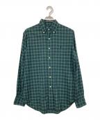 RALPH LAURENラルフローレン）の古着「CLASSIC FIT チェックシャツ」｜グリーン