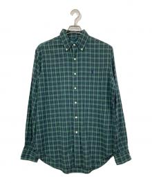 RALPH LAUREN（ラルフローレン）の古着「CLASSIC FIT チェックシャツ」｜グリーン