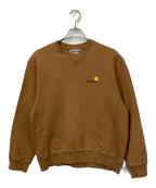 Carhartt WIPカーハート ワーク イン プログレス）の古着「American Script Sweat」｜ブラウン