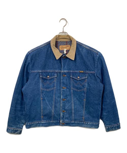 Wrangler（ラングラー）Wrangler (ラングラー) 裏ブランケットデニムジャケット インディゴ サイズ:46の古着・服飾アイテム
