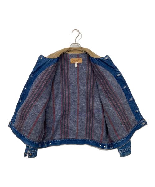 Wrangler（ラングラー）Wrangler (ラングラー) 裏ブランケットデニムジャケット インディゴ サイズ:46の古着・服飾アイテム