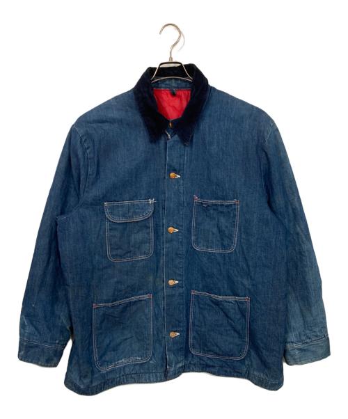 Wrangler（ラングラー）Wrangler (ラングラー) 裏キルティングカバーオール インディゴ サイズ:50の古着・服飾アイテム