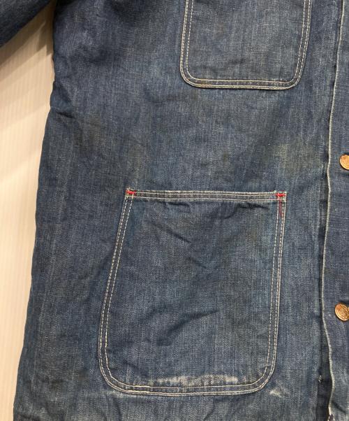 Wrangler（ラングラー）Wrangler (ラングラー) 裏キルティングカバーオール インディゴ サイズ:50の古着・服飾アイテム