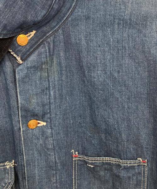 Wrangler（ラングラー）Wrangler (ラングラー) 裏キルティングカバーオール インディゴ サイズ:50の古着・服飾アイテム