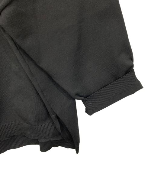 mizuiro-ind（ミズイロインド）mizuiro-ind (ミズイロインド) クルーネックワイドニットプルオーバー ブラック サイズ:表記無しの古着・服飾アイテム